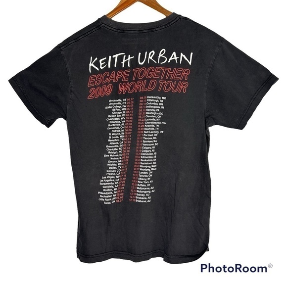 🎸keith Urban Tee: Escape Together World Tour '09 - Picture 2 of 5